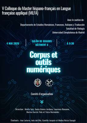 Ve Colloque MLFA: Corpus et outils numériques